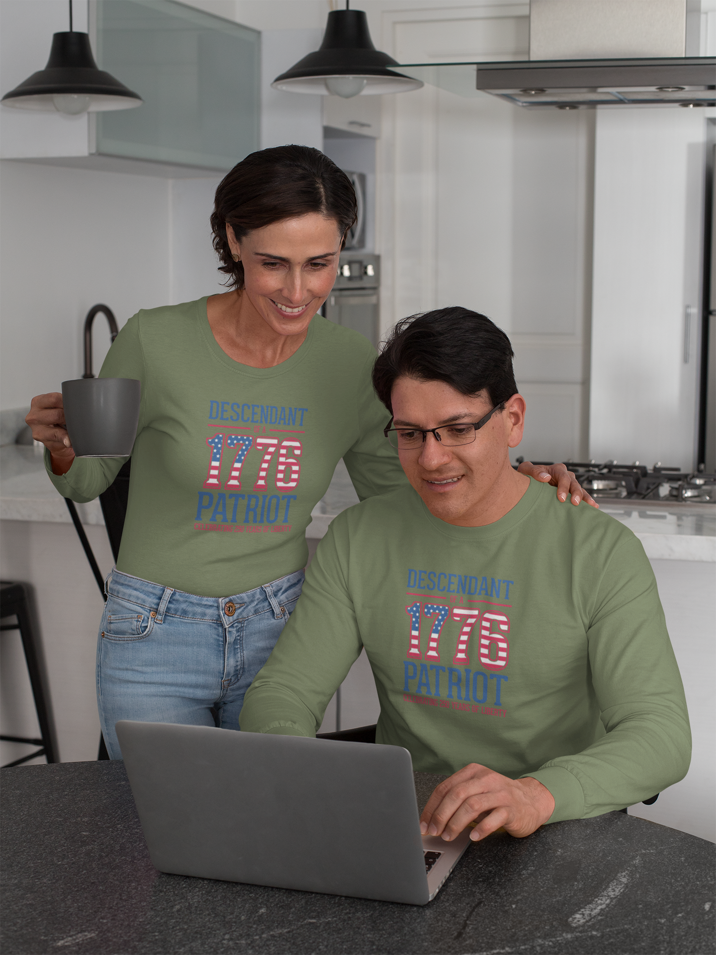 Descendant of 1776: Legacy of Liberty Tee  - Long Sleeve