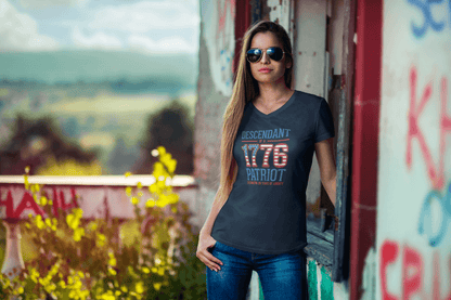 Descendant of 1776: Legacy of Liberty - Ladies V-Neck