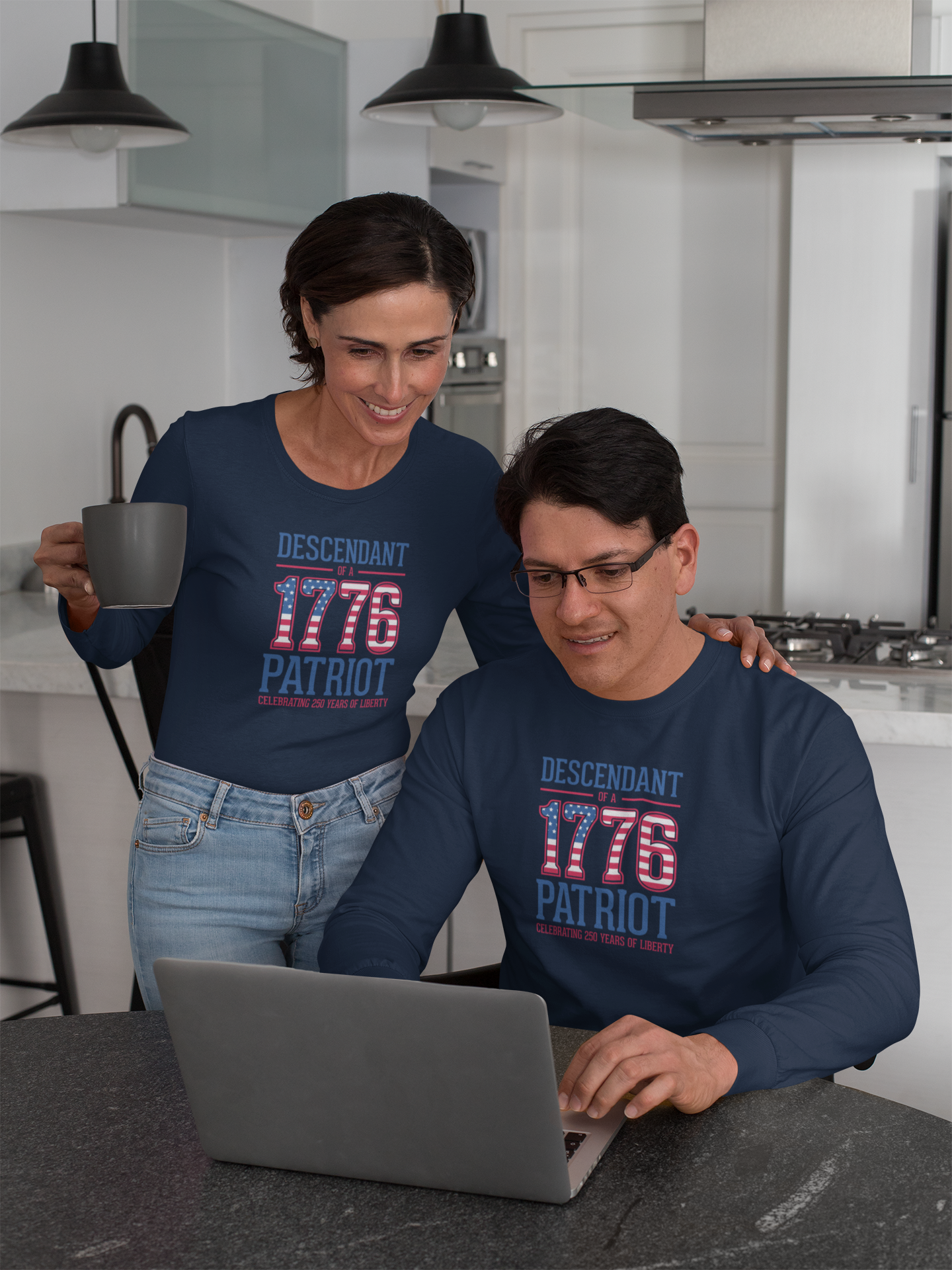 Descendant of 1776: Legacy of Liberty Tee  - Long Sleeve