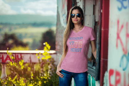Descendant of 1776: Legacy of Liberty - Ladies V-Neck