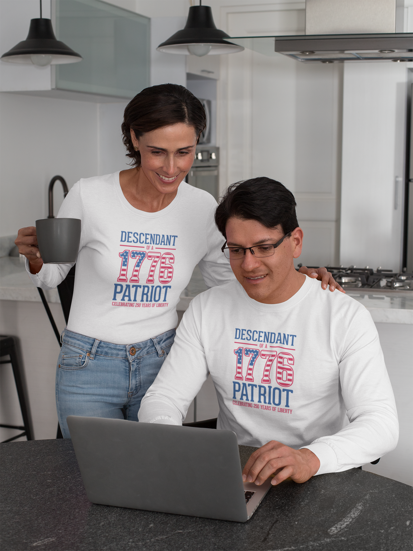 Descendant of 1776: Legacy of Liberty Tee  - Long Sleeve