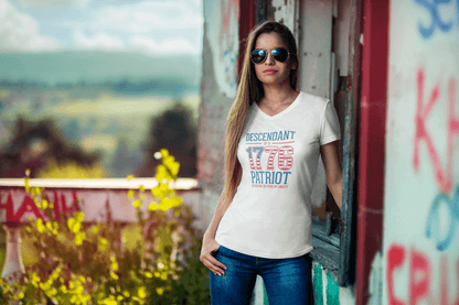 Descendant of 1776: Legacy of Liberty - Ladies V-Neck
