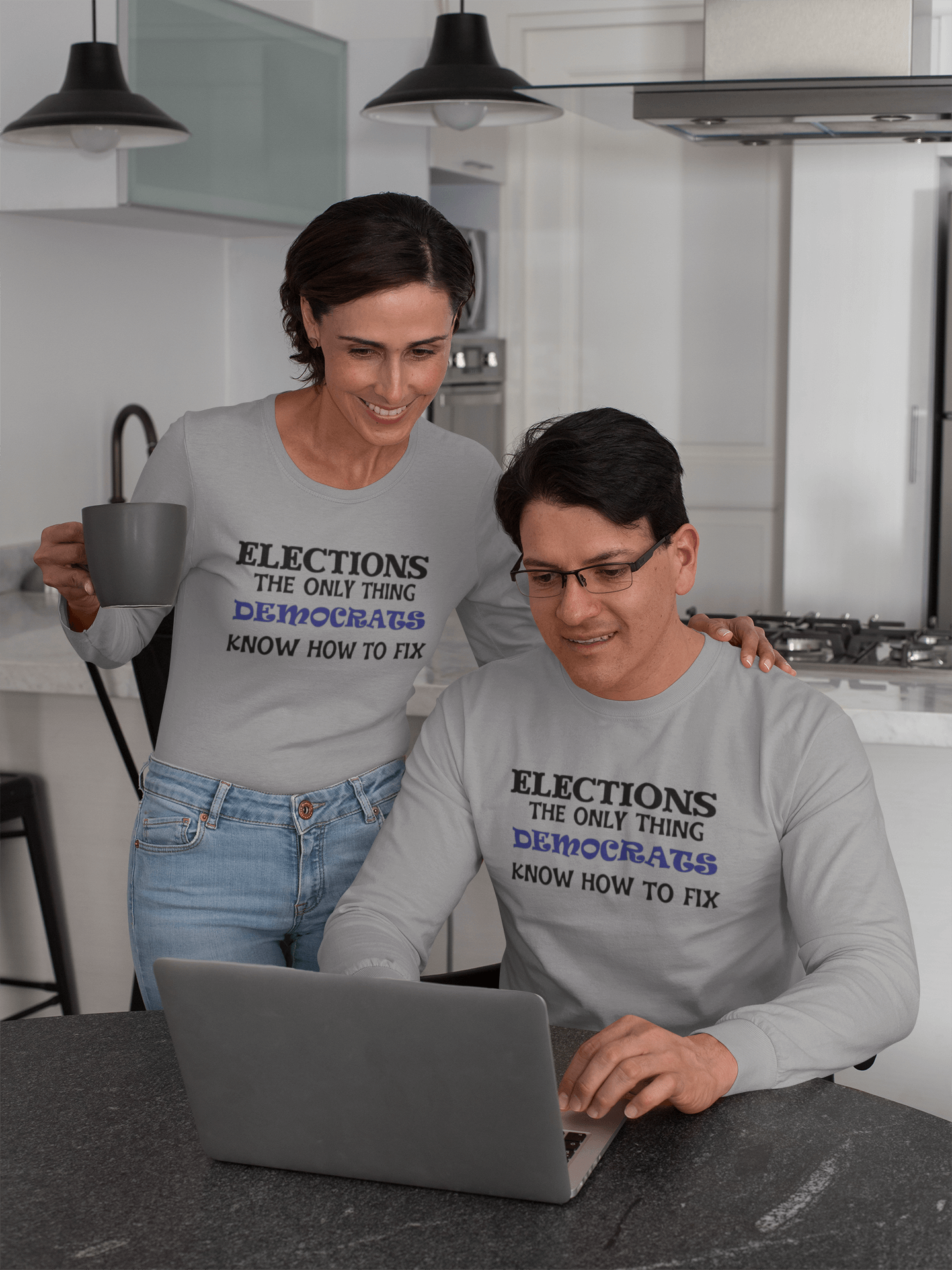 Elections The Only Thing Democrats Know How to Fix - Long Sleeve T-Shirt