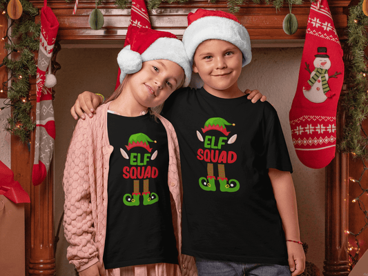 Elf Squad - Kids T-Shirts