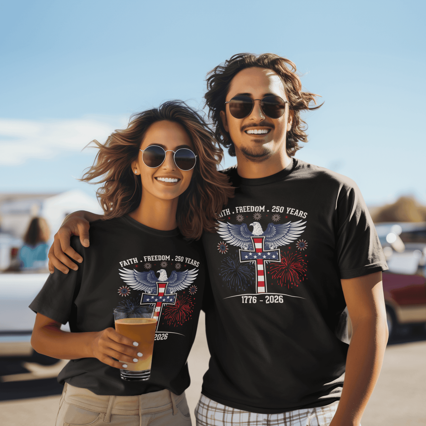 Faith & Freedom: 250 Years Under God - Tee