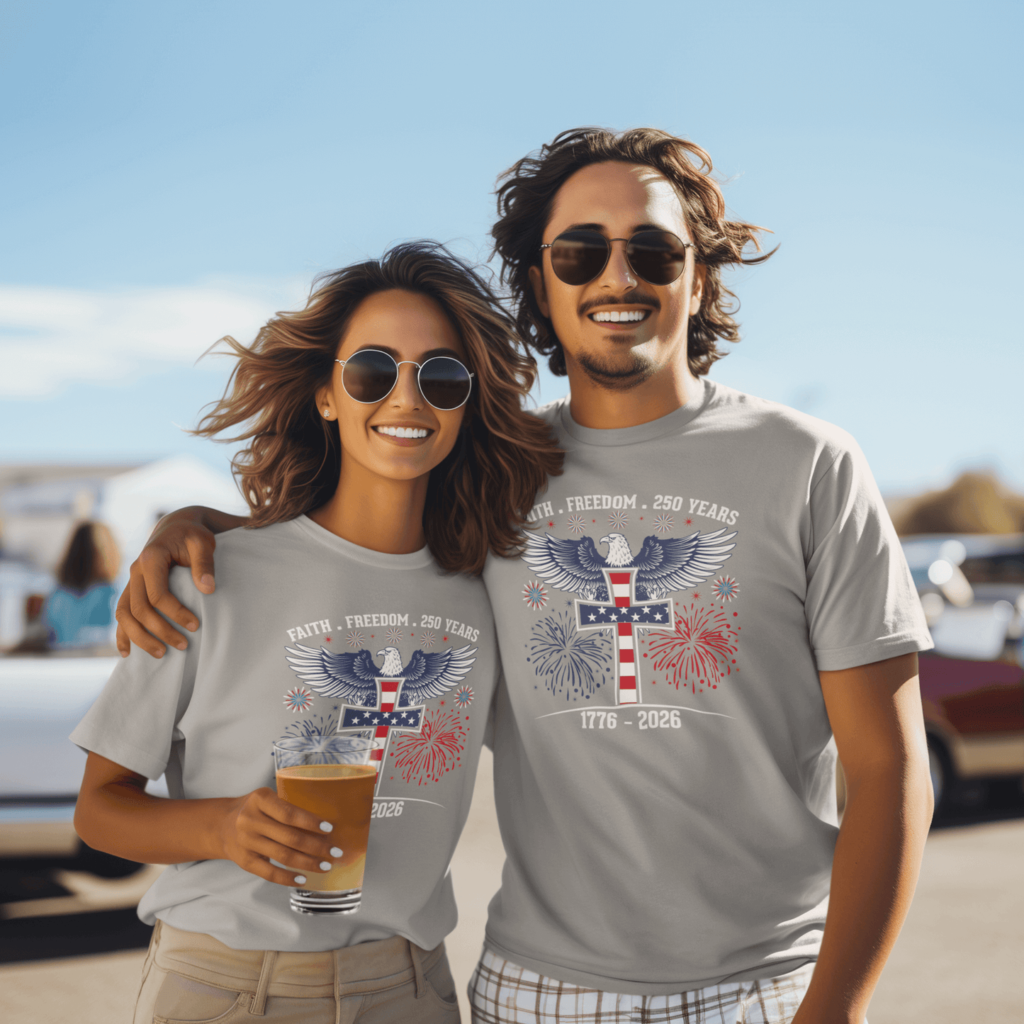 Faith & Freedom: 250 Years Under God - Tee