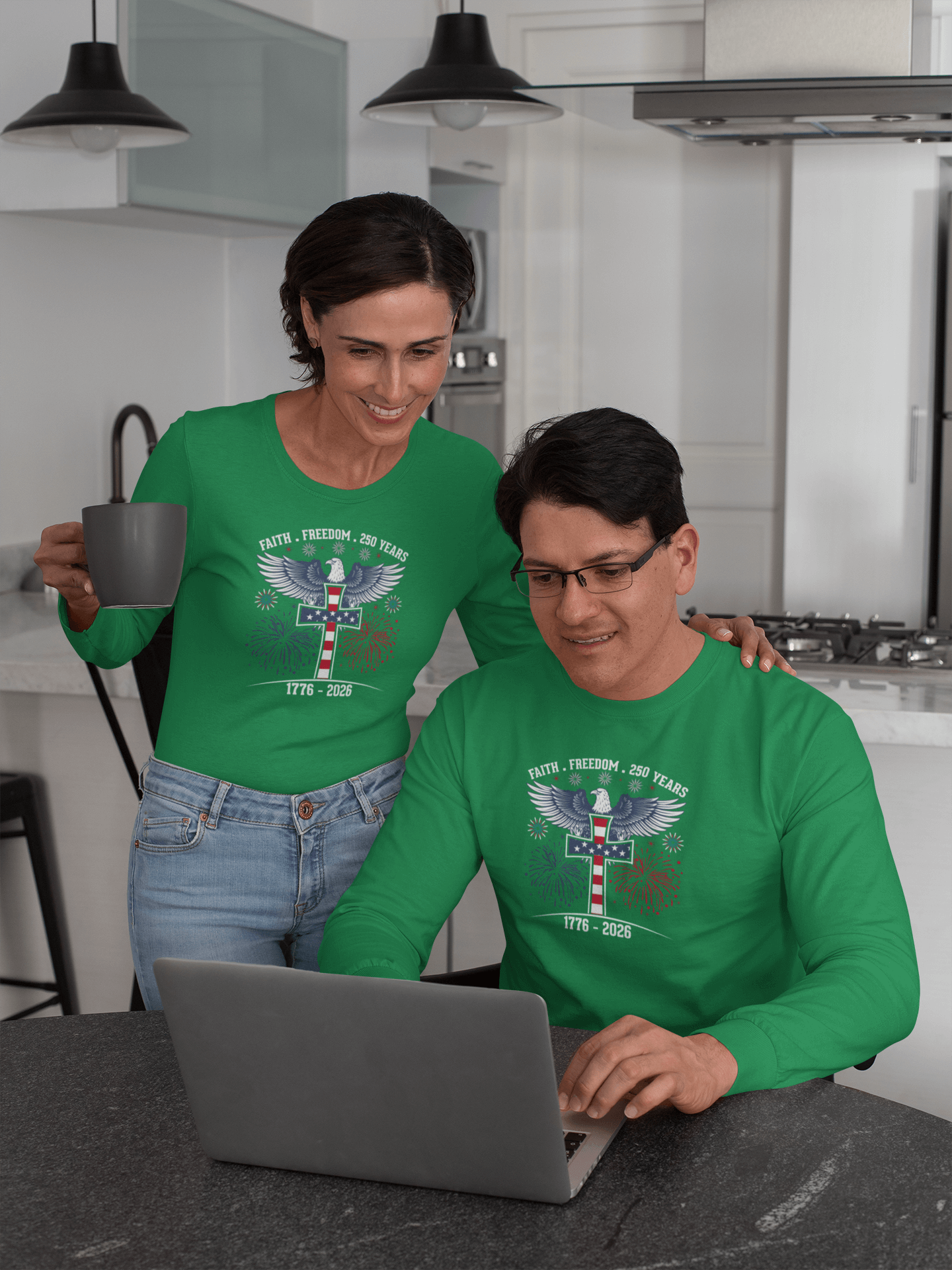 Faith & Freedom: 250 Years Under God  - Long Sleeve