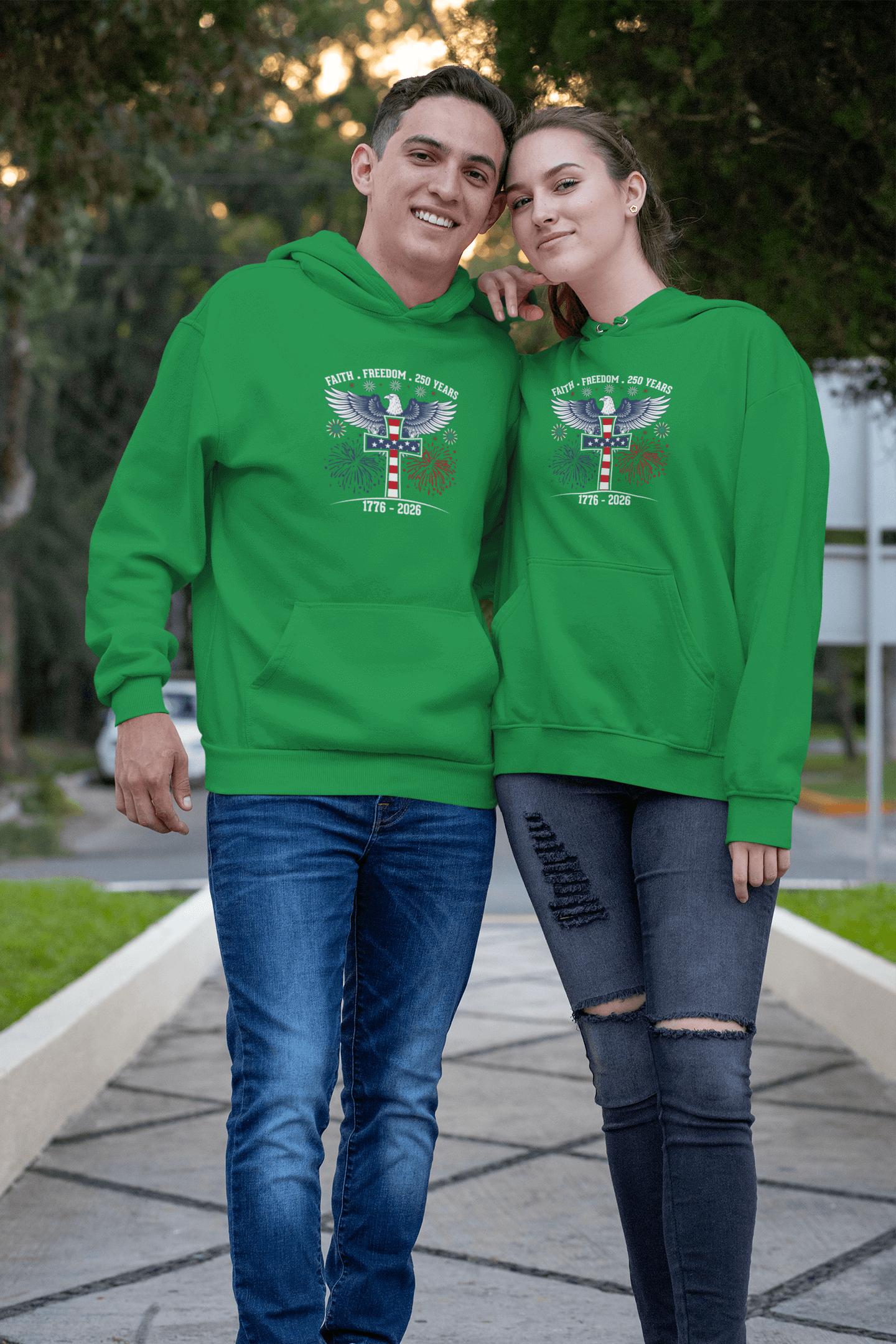 Faith & Freedom: 250 Years Under God – Hoodie