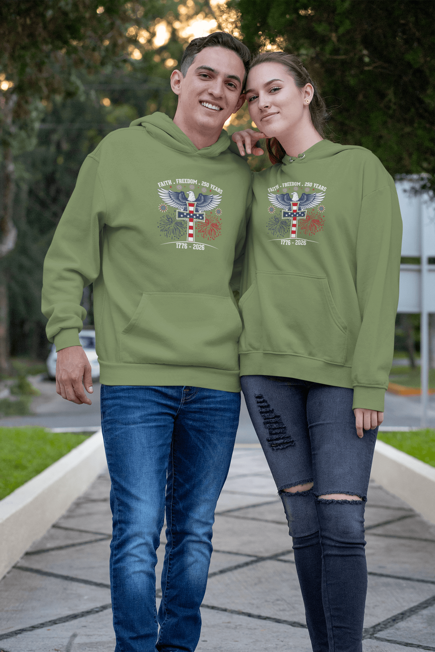 Faith & Freedom: 250 Years Under God – Hoodie