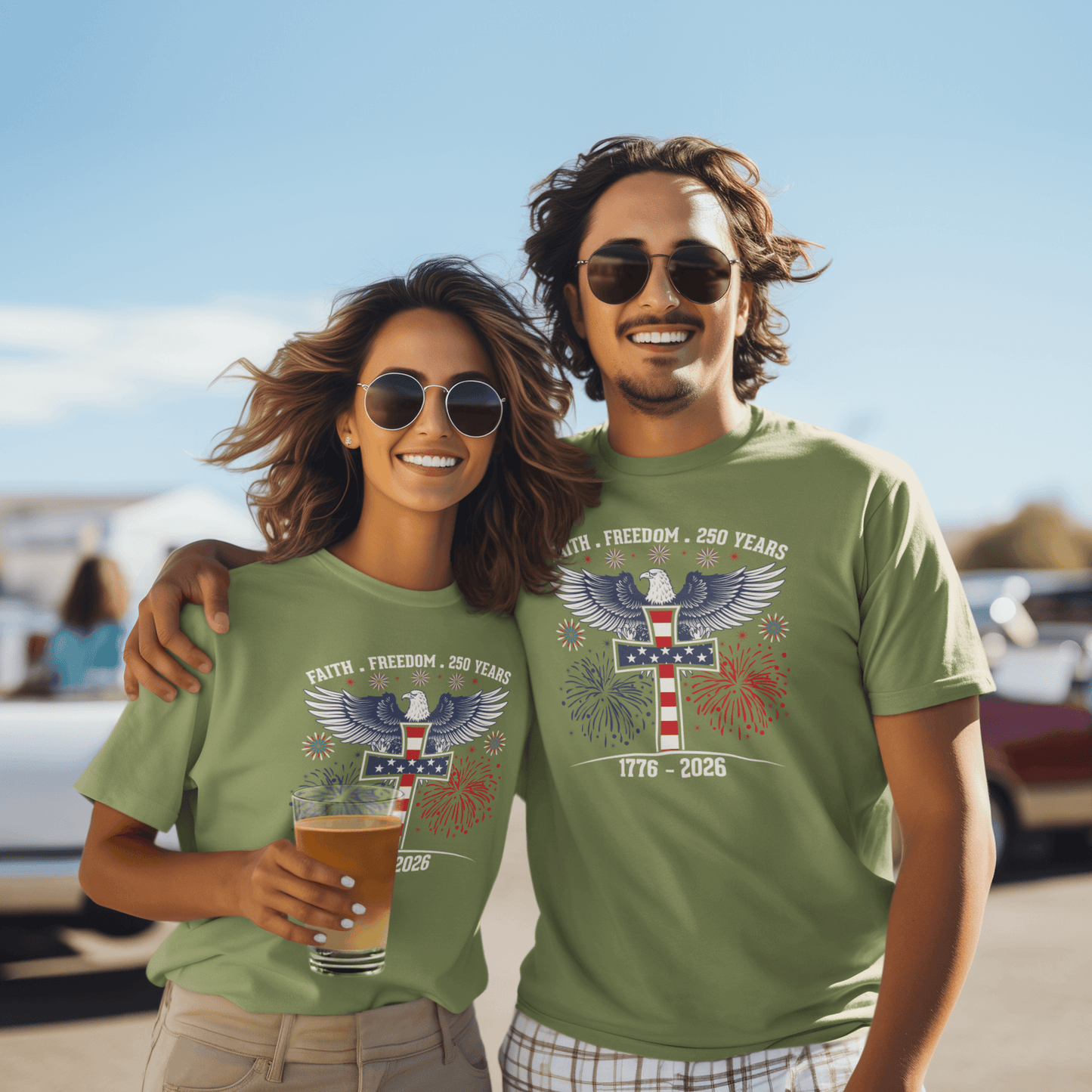 Faith & Freedom: 250 Years Under God - Tee