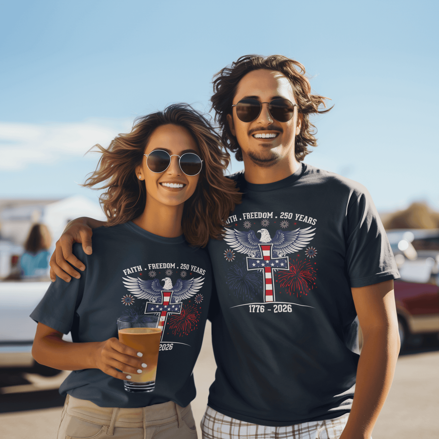 Faith & Freedom: 250 Years Under God - Tee