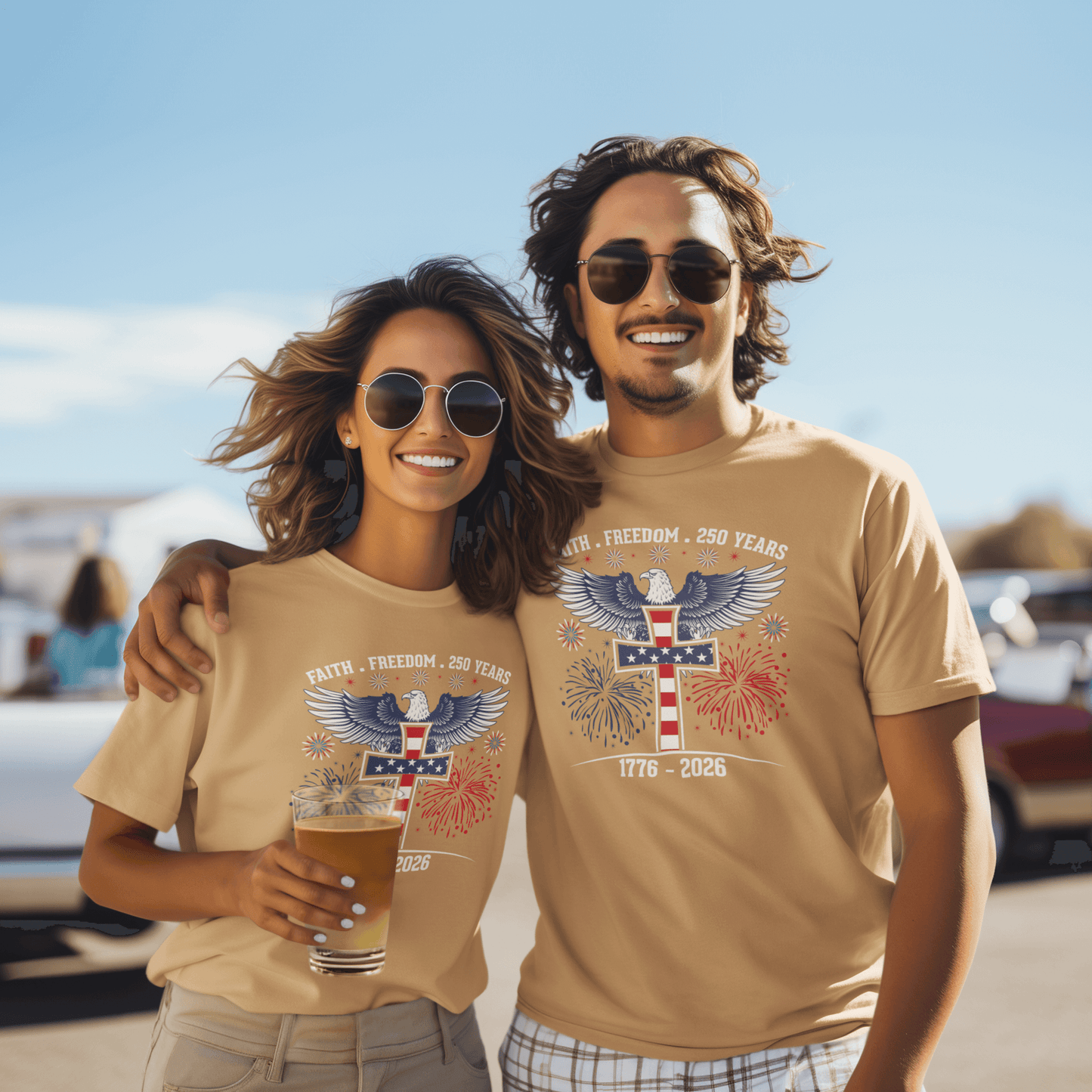 Faith & Freedom: 250 Years Under God - Tee