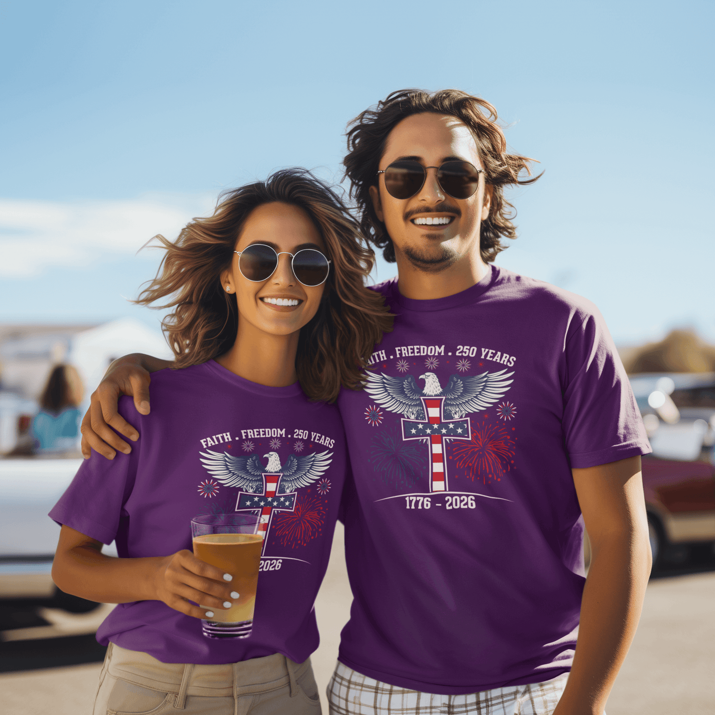 Faith & Freedom: 250 Years Under God - Tee