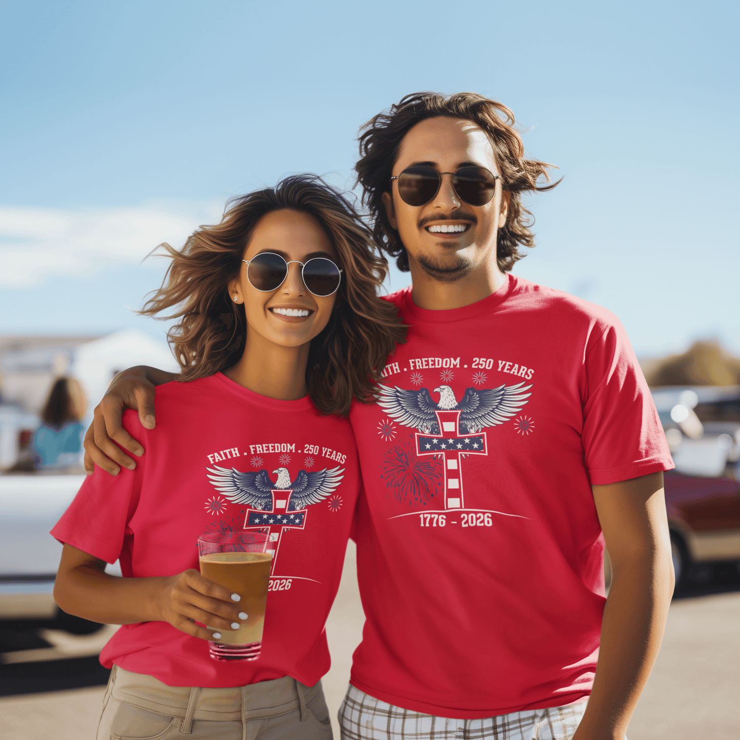 Faith & Freedom: 250 Years Under God - Tee