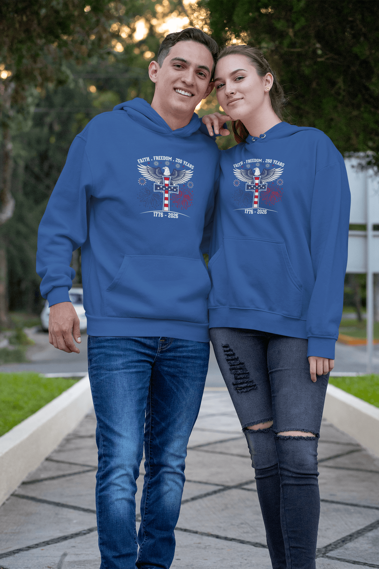 Faith & Freedom: 250 Years Under God – Hoodie