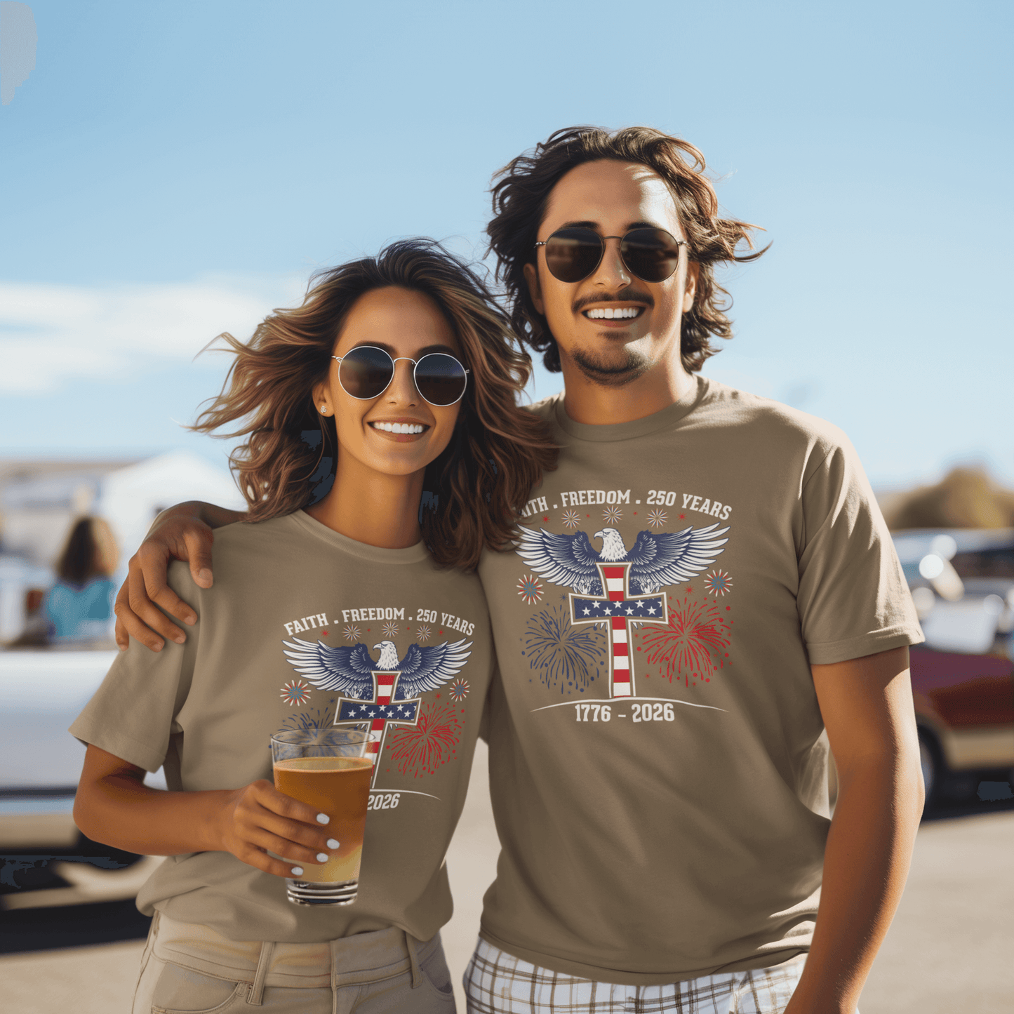 Faith & Freedom: 250 Years Under God - Tee