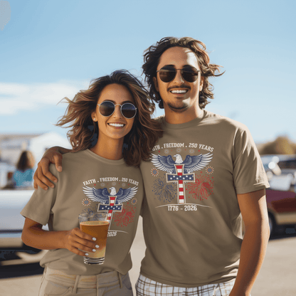 Faith & Freedom: 250 Years Under God - Tee