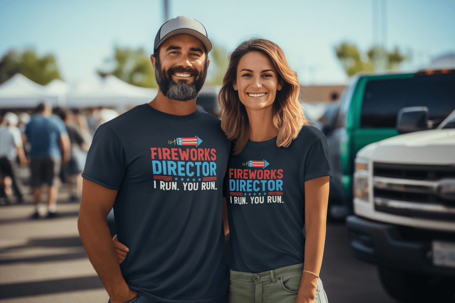 Fireworks Director – I Run You Run Tee