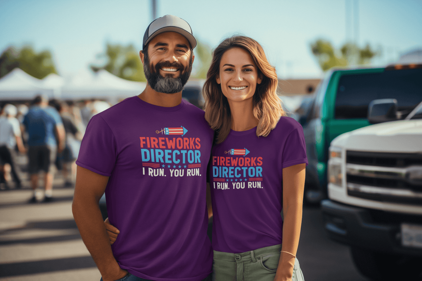 Fireworks Director – I Run You Run Tee
