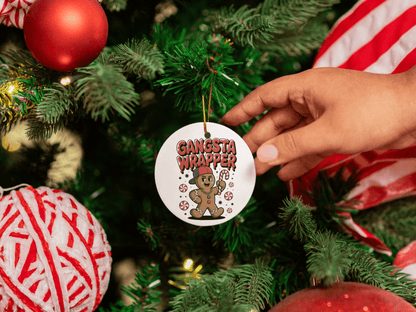 Gangsta Wrapper Ornaments – 5 Fun Holiday Designs
