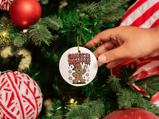 Gangsta Wrapper Ornaments – 5 Fun Holiday Designs