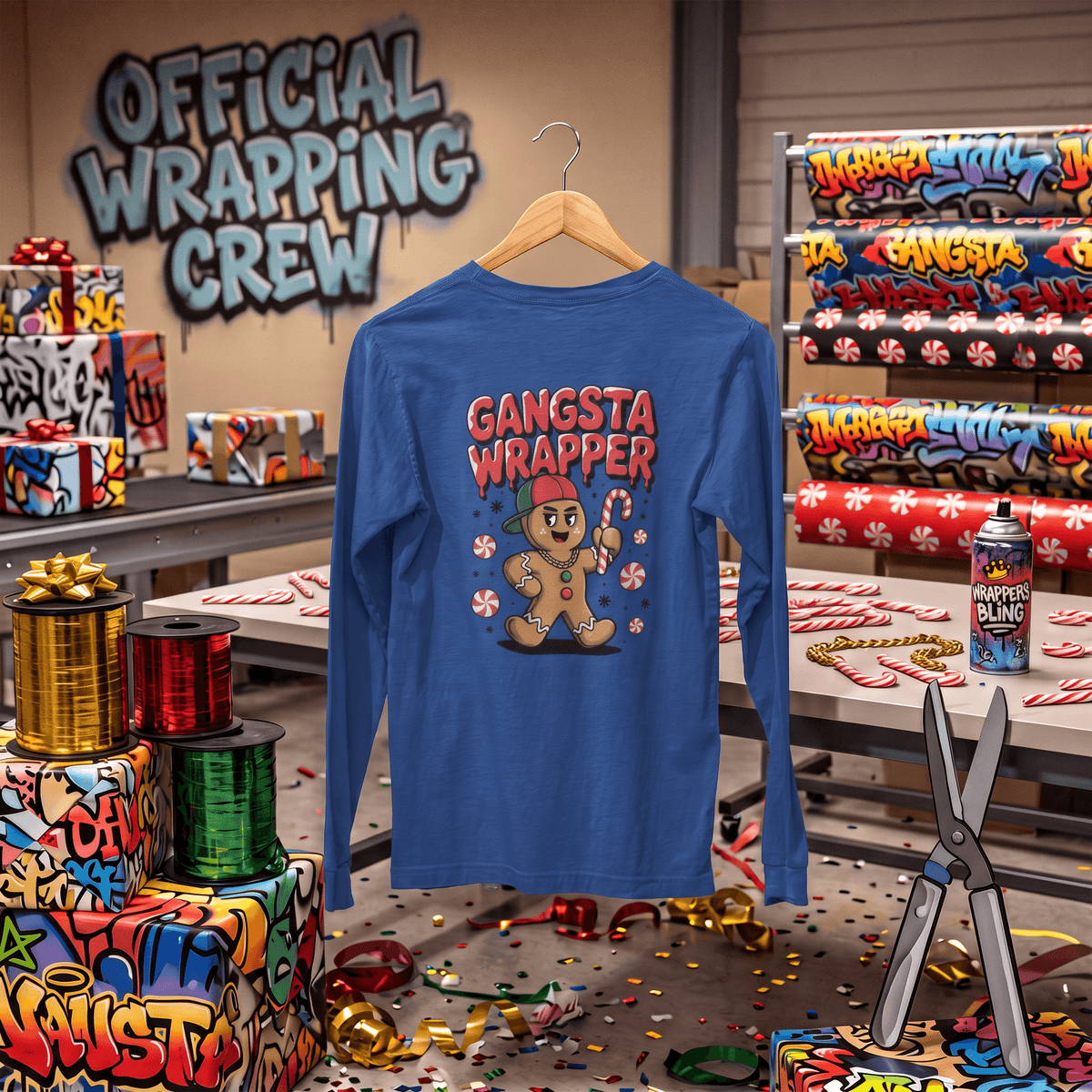 Gangsta Wrapper – Long Sleeve T-Shirt