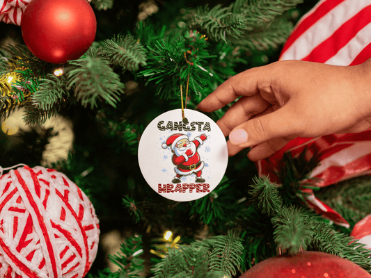 Gangsta Wrapper Ornaments – 5 Fun Holiday Designs