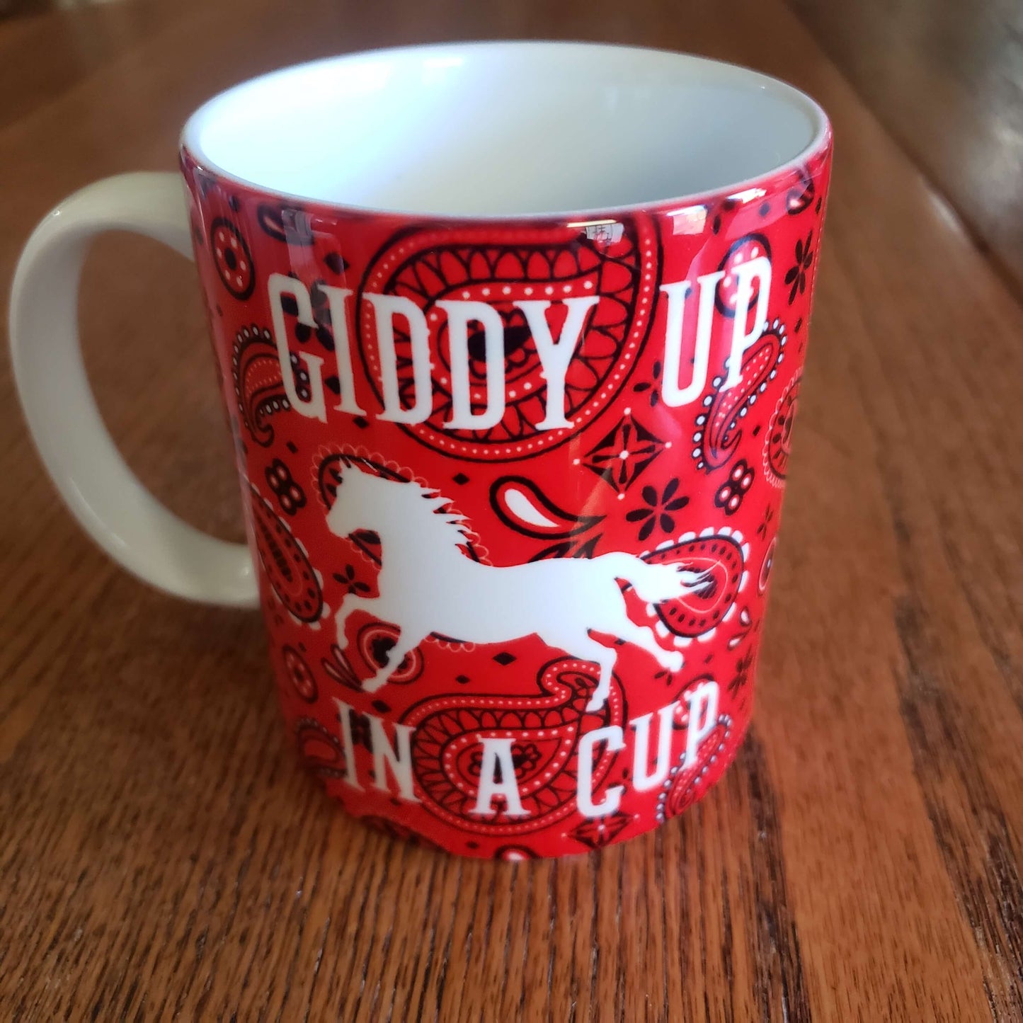 Giddy Up In A Cup - 12 Oz Coffee Mug