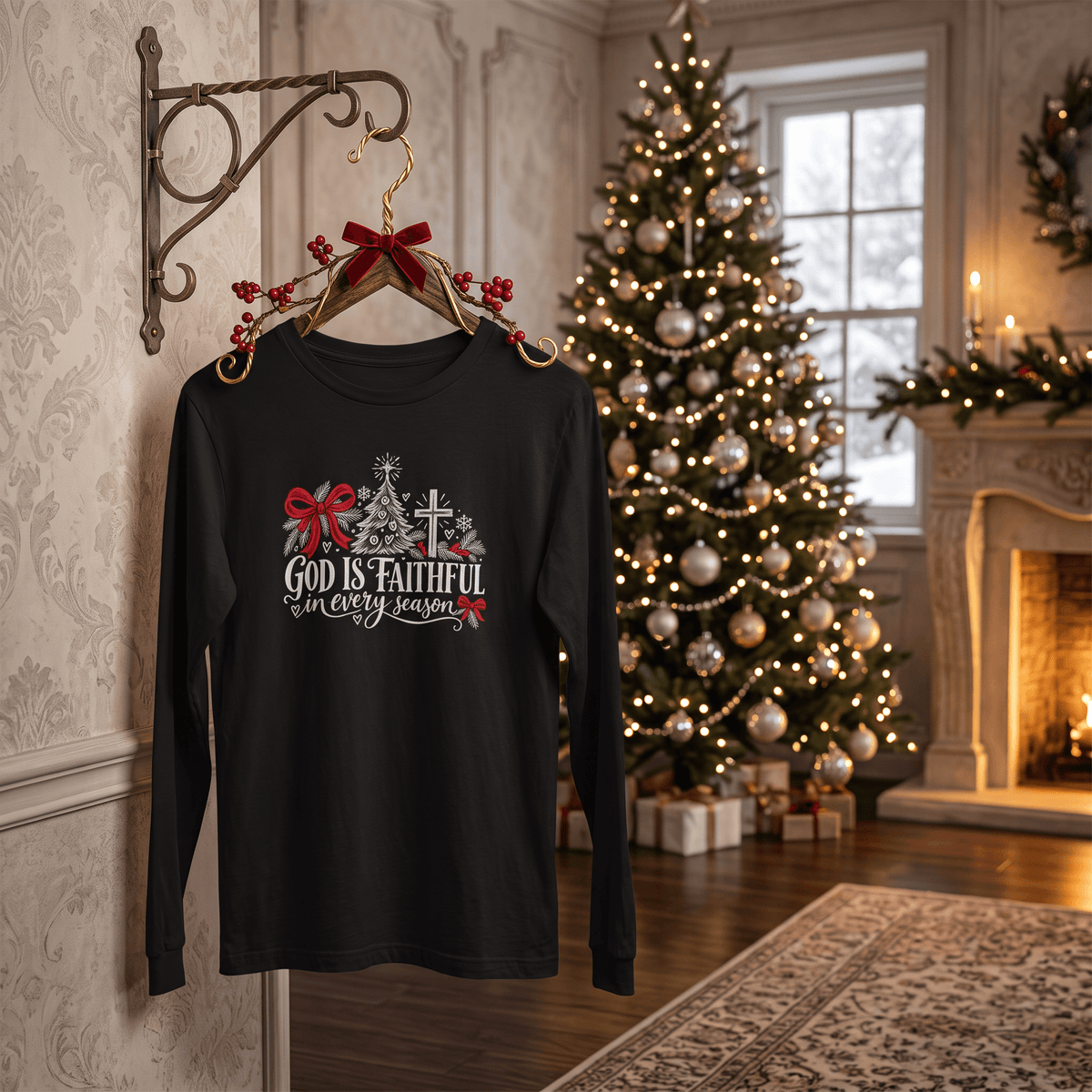 God Is Faithful in Every Season - Long Sleeve T-Shirt