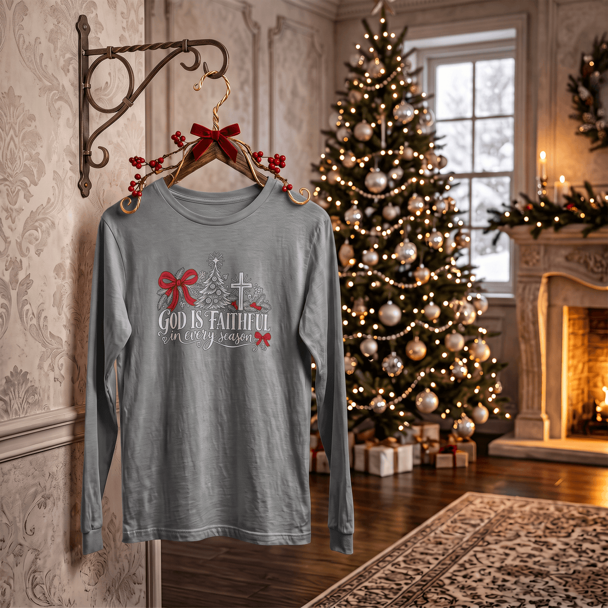 God Is Faithful in Every Season - Long Sleeve T-Shirt
