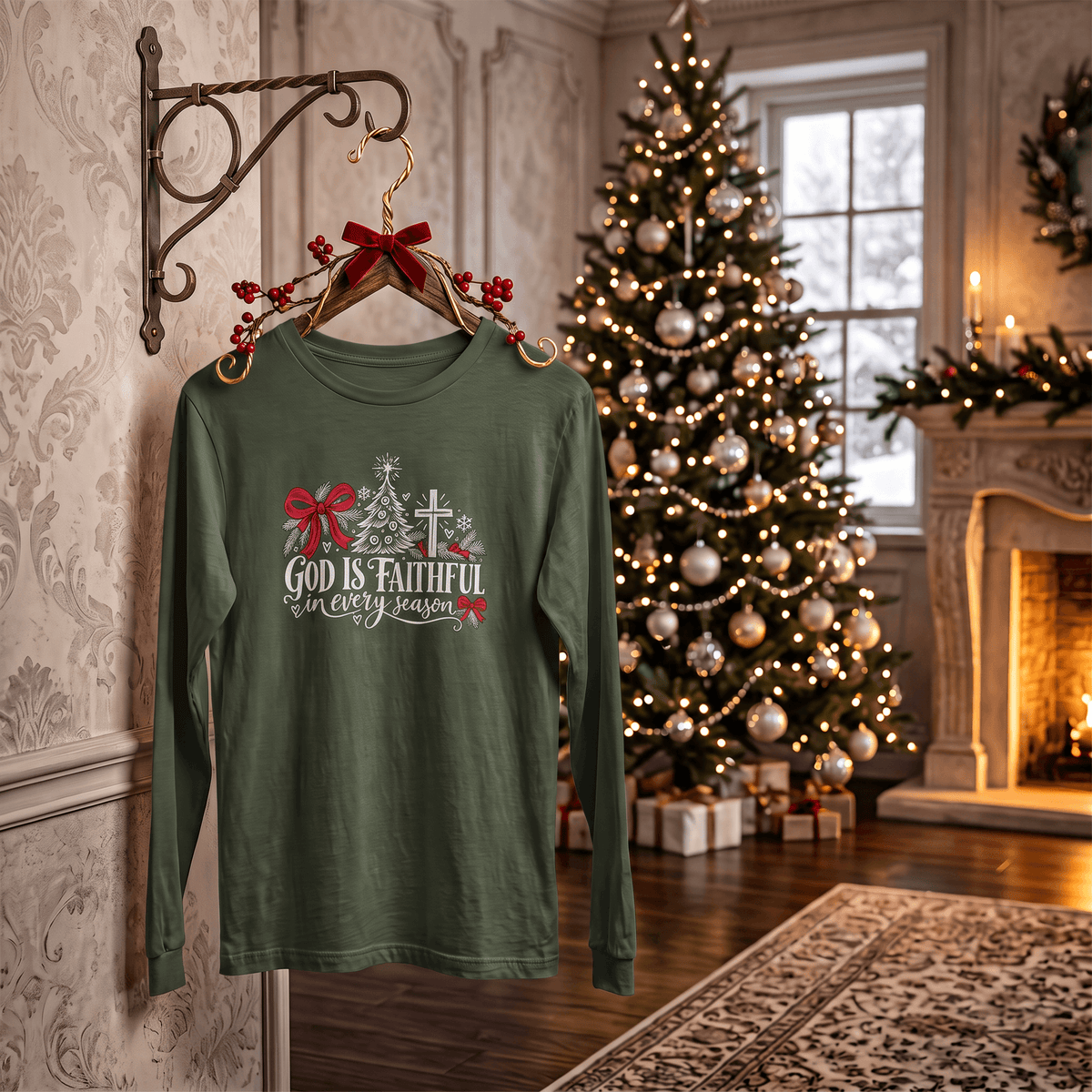 God Is Faithful in Every Season - Long Sleeve T-Shirt