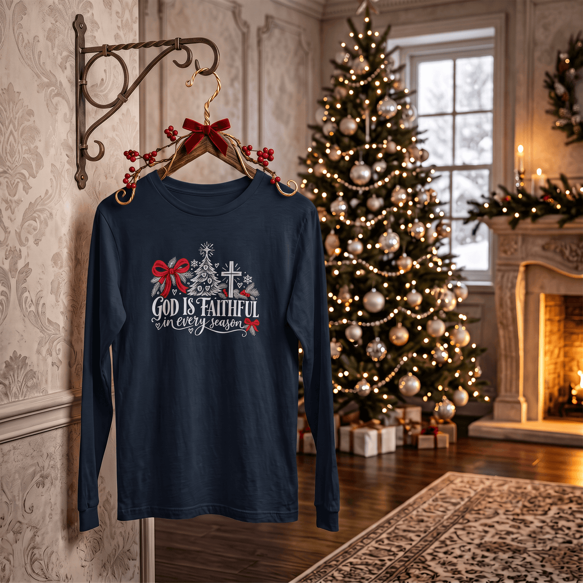 God Is Faithful in Every Season - Long Sleeve T-Shirt