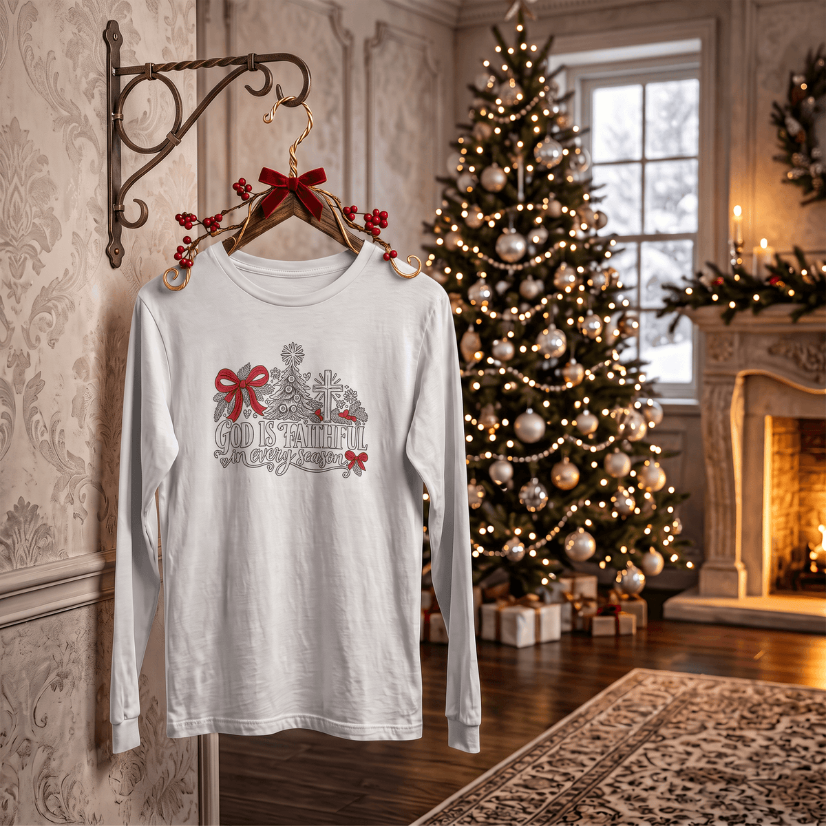God Is Faithful in Every Season - Long Sleeve T-Shirt