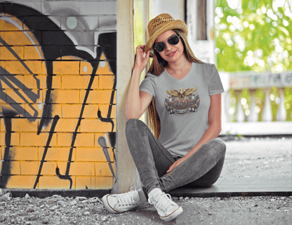 Golden Eagle: 250 Year Celebration - Ladies V-Neck