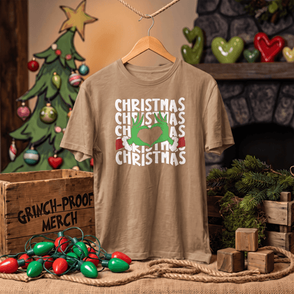 Even a Grinch Has a Heart – Christmas T-Shirt