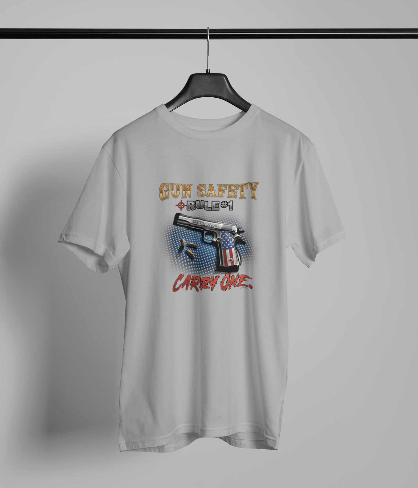 Gun Safety Rule #1: Carry One T-Shirt