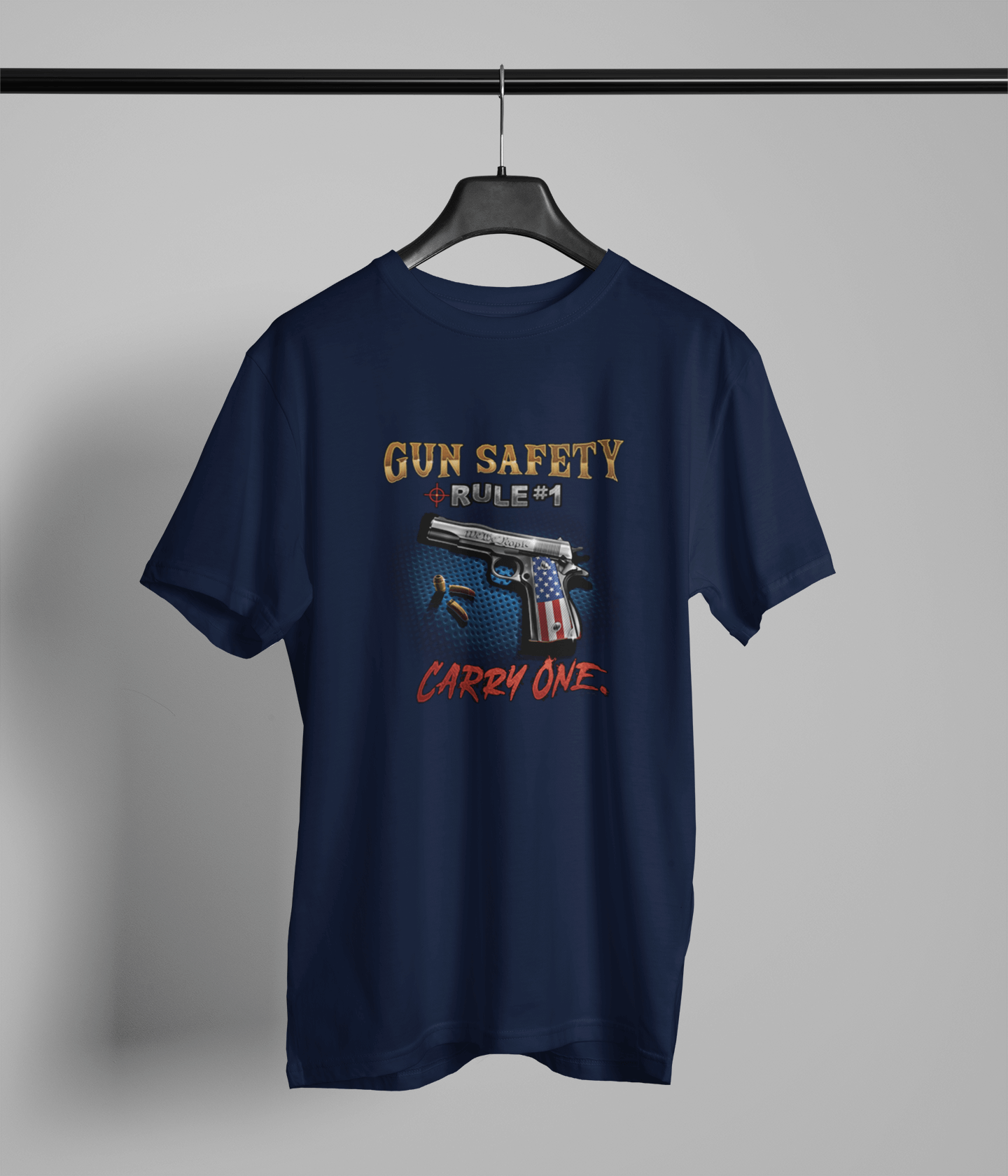 Gun Safety Rule #1: Carry One T-Shirt