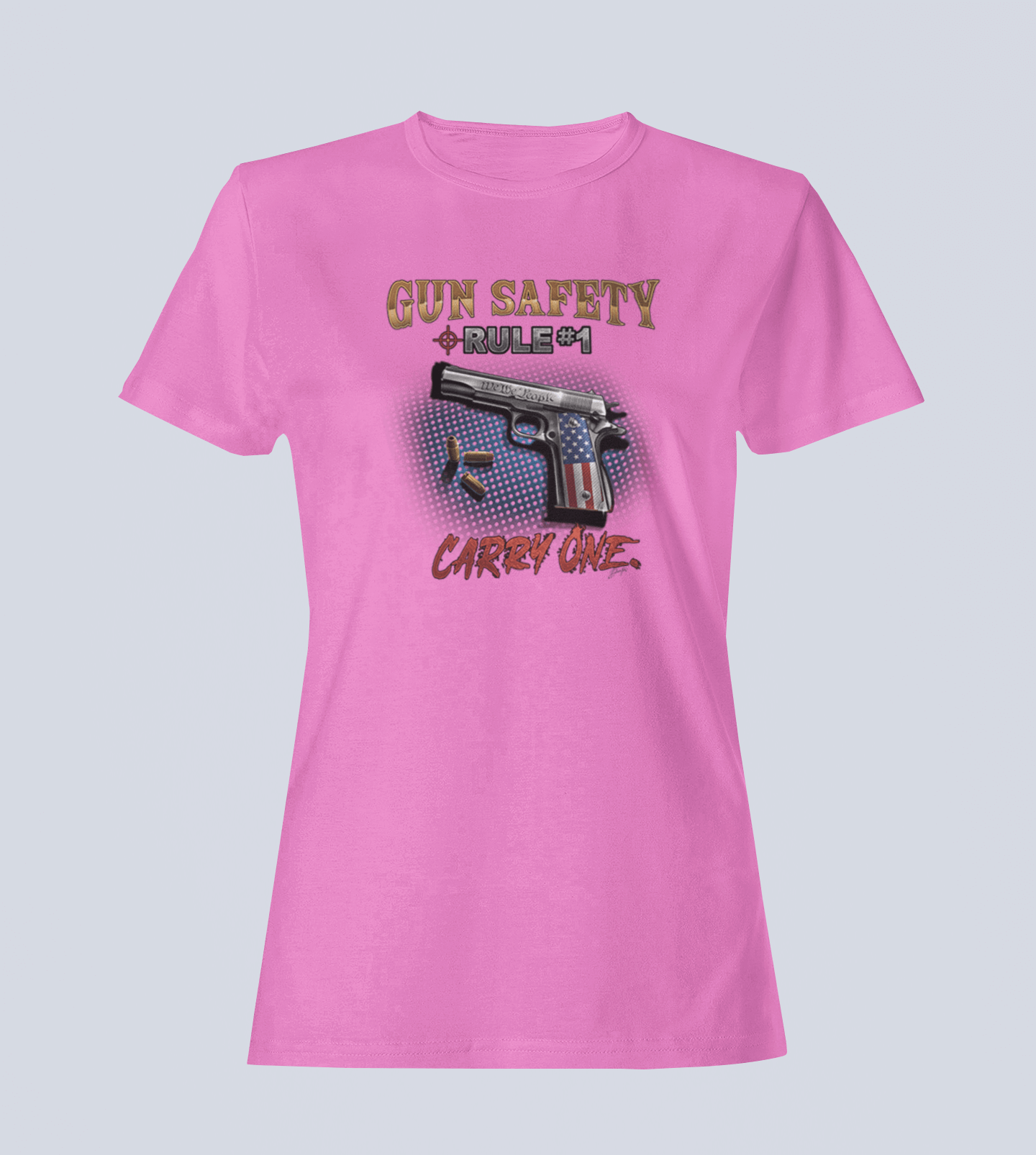 Gun Safety Rule #1: Carry One T-Shirt - Ladies