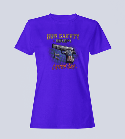 Gun Safety Rule #1: Carry One T-Shirt - Ladies