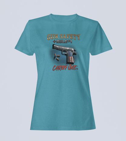 Gun Safety Rule #1: Carry One T-Shirt - Ladies