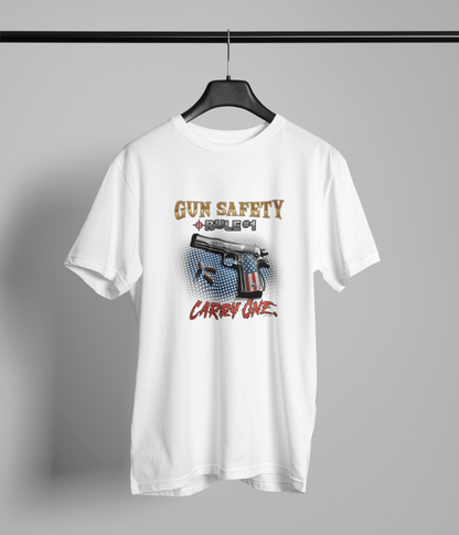 Gun Safety Rule #1: Carry One T-Shirt