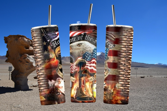 Home of the Free - 20 Oz Tumbler