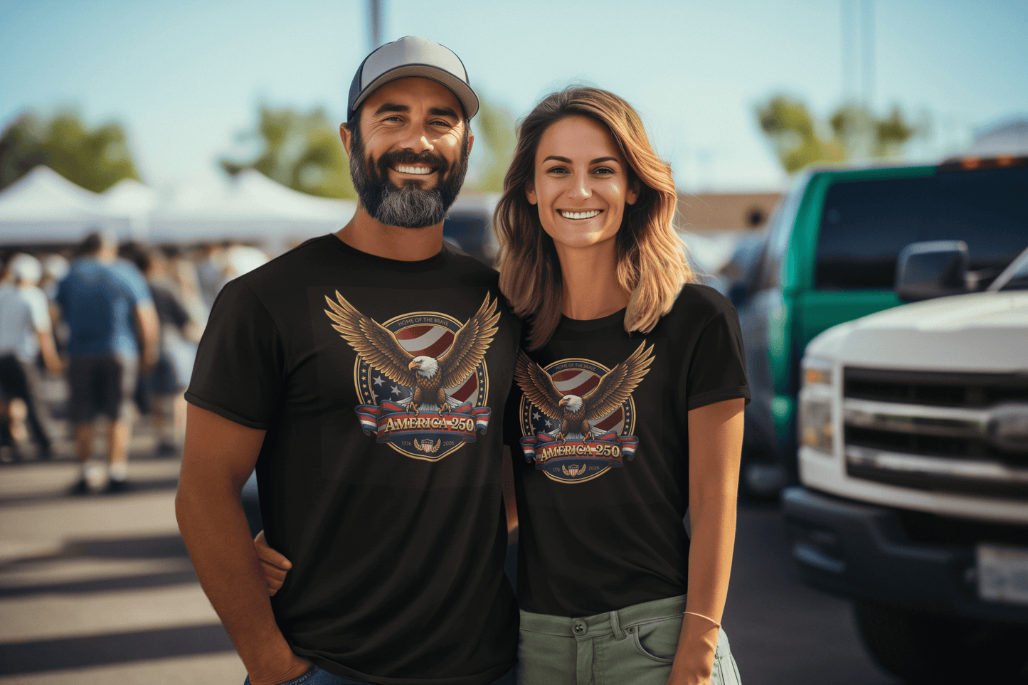 Home of the Brave: America 250 Crest Tee