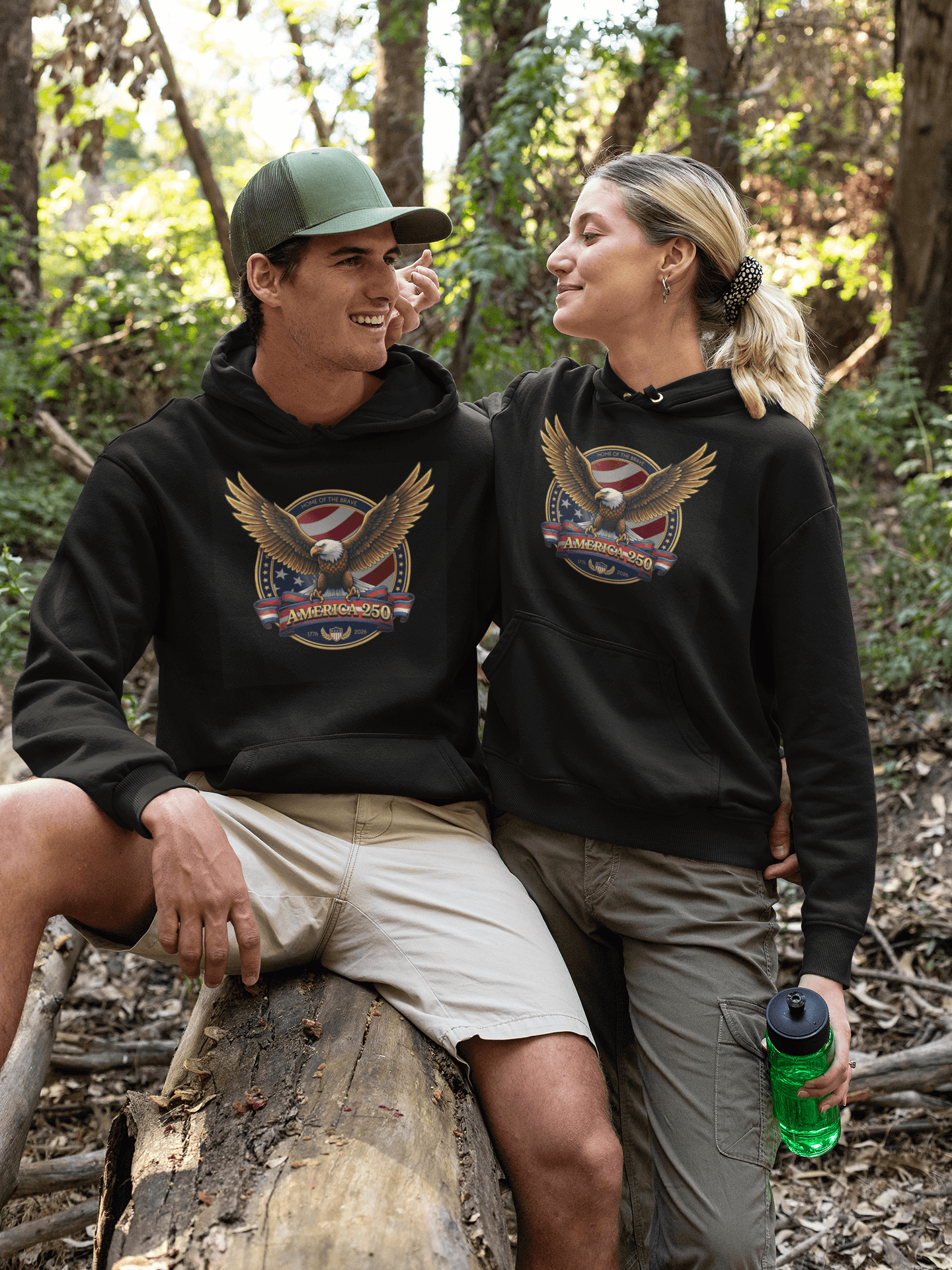 Home of the Brave: America 250 Crest – Hoodie