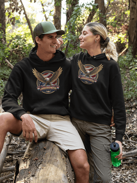 Home of the Brave: America 250 Crest – Hoodie