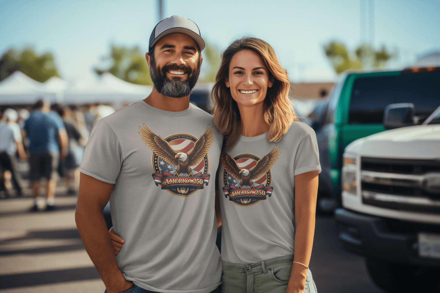 Home of the Brave: America 250 Crest Tee