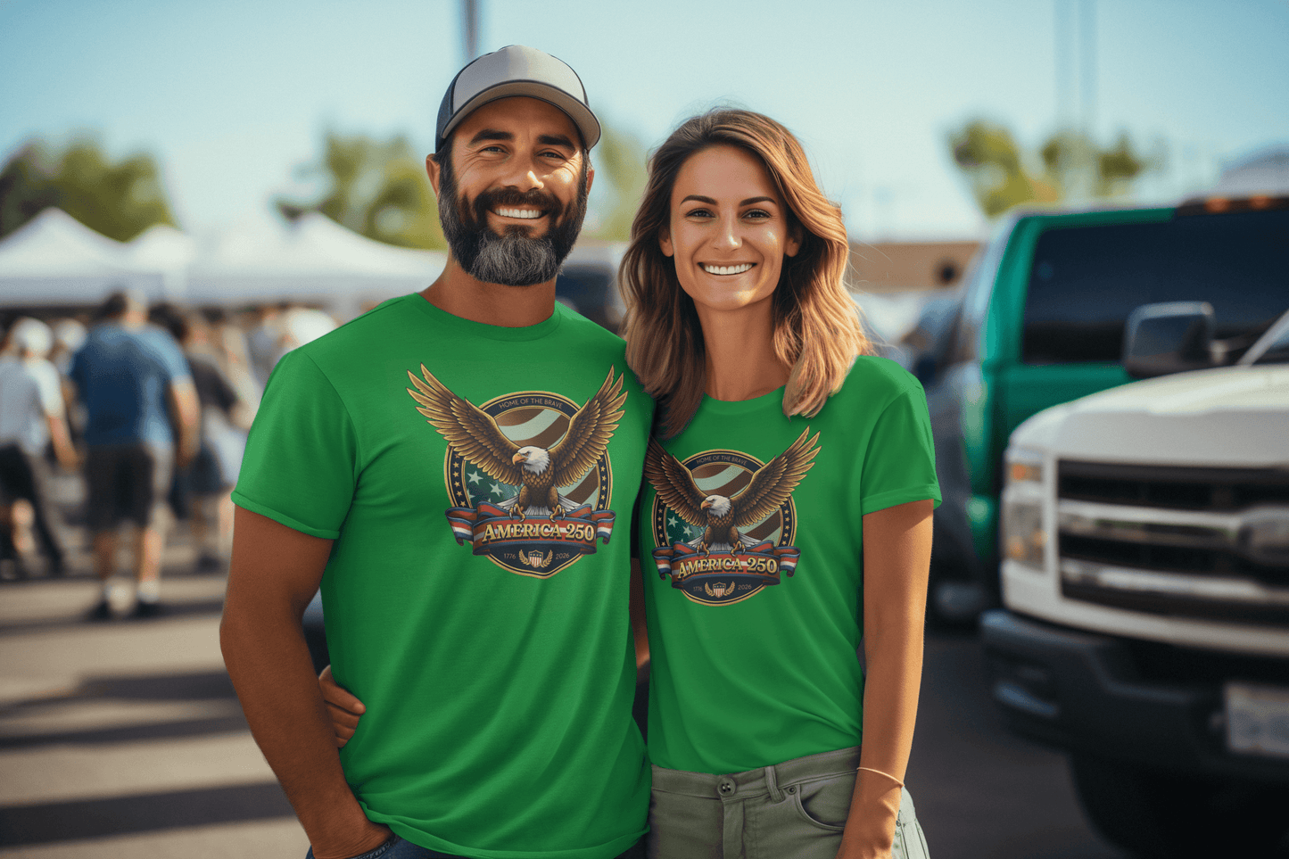 Home of the Brave: America 250 Crest Tee