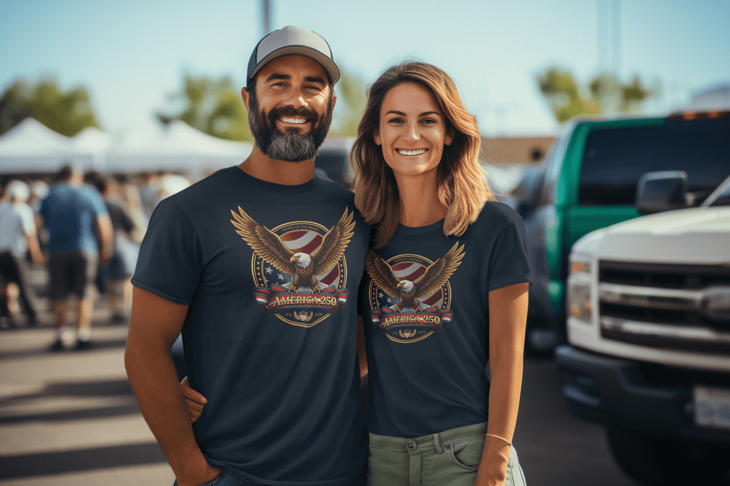 Home of the Brave: America 250 Crest Tee