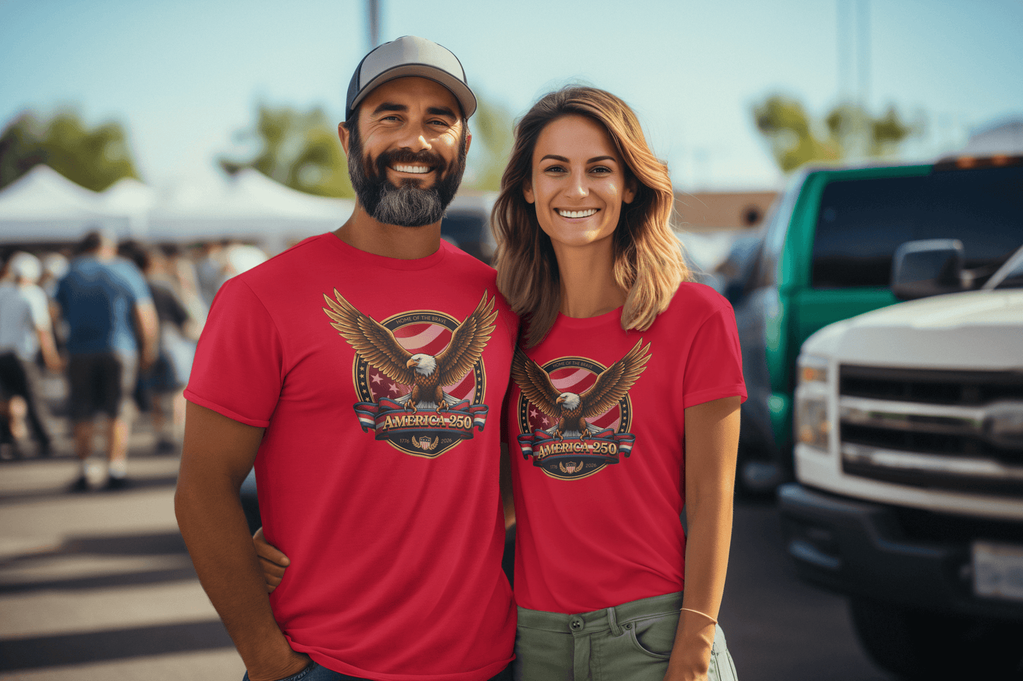 Home of the Brave: America 250 Crest Tee