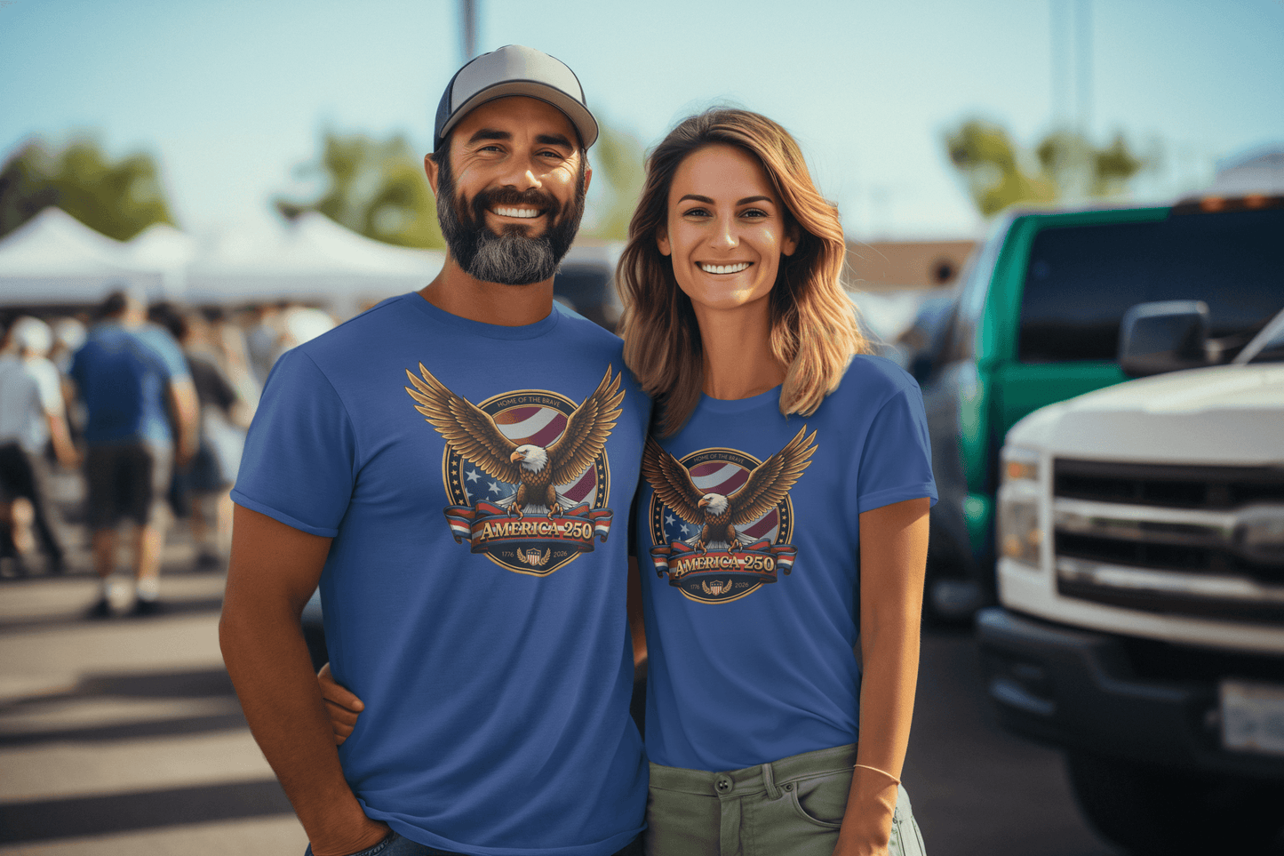 Home of the Brave: America 250 Crest Tee